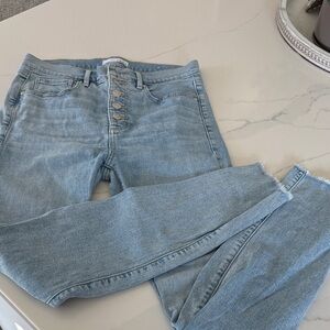 Loft button fly jeans